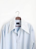پیراهن پرنسی آبی - تصویر 4