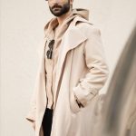 ترنچ کت گاباردین کرم
